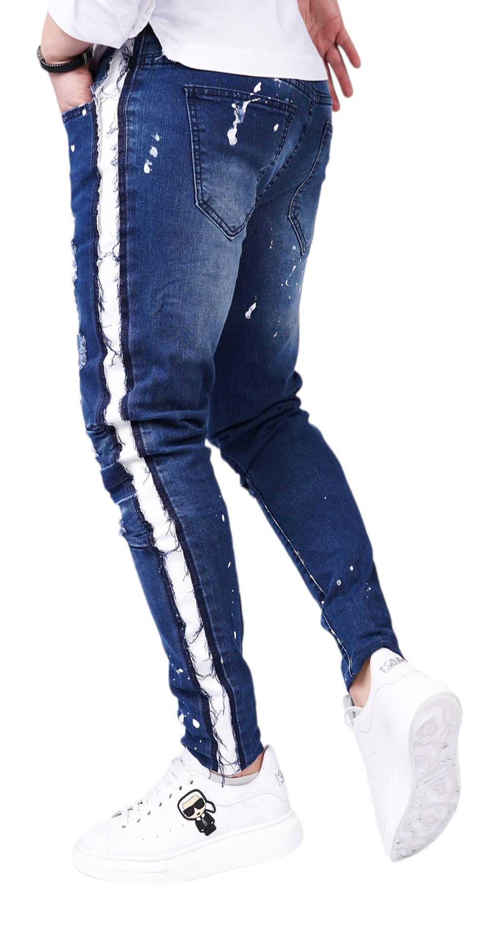 Blugi din denim stretch, editie primavara jeans MJL6122 Blugi din denim stretch, editie primavara MJL6122