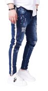 Blugi din denim stretch, editie primavara jeans MJL6122 Blugi din denim stretch, editie primavara MJL6122