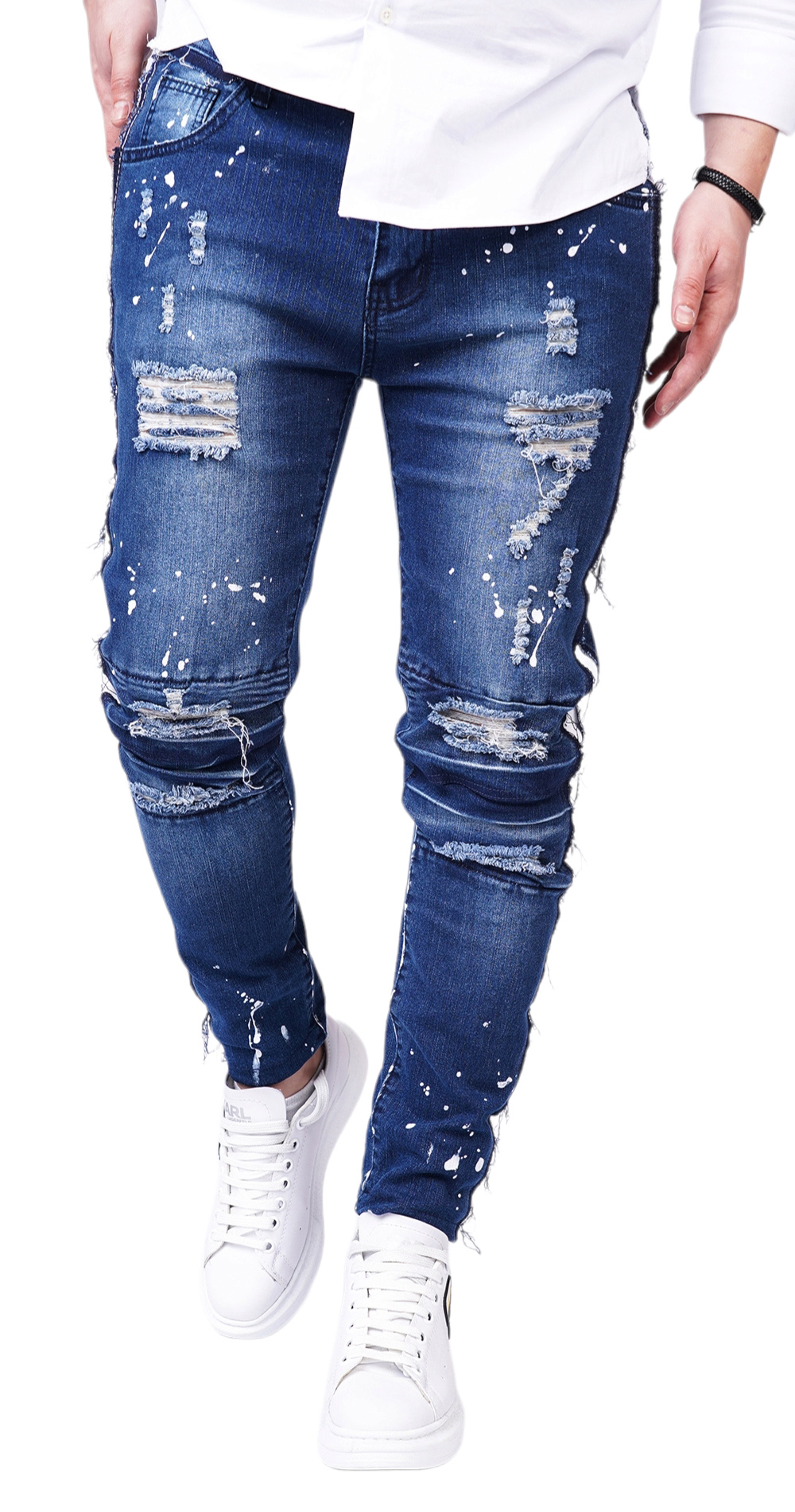 Blugi din denim stretch, editie primavara jeans MJL6122 Blugi din denim stretch, editie primavara MJL6122