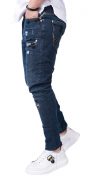 Special blue denim jeans MJL6125