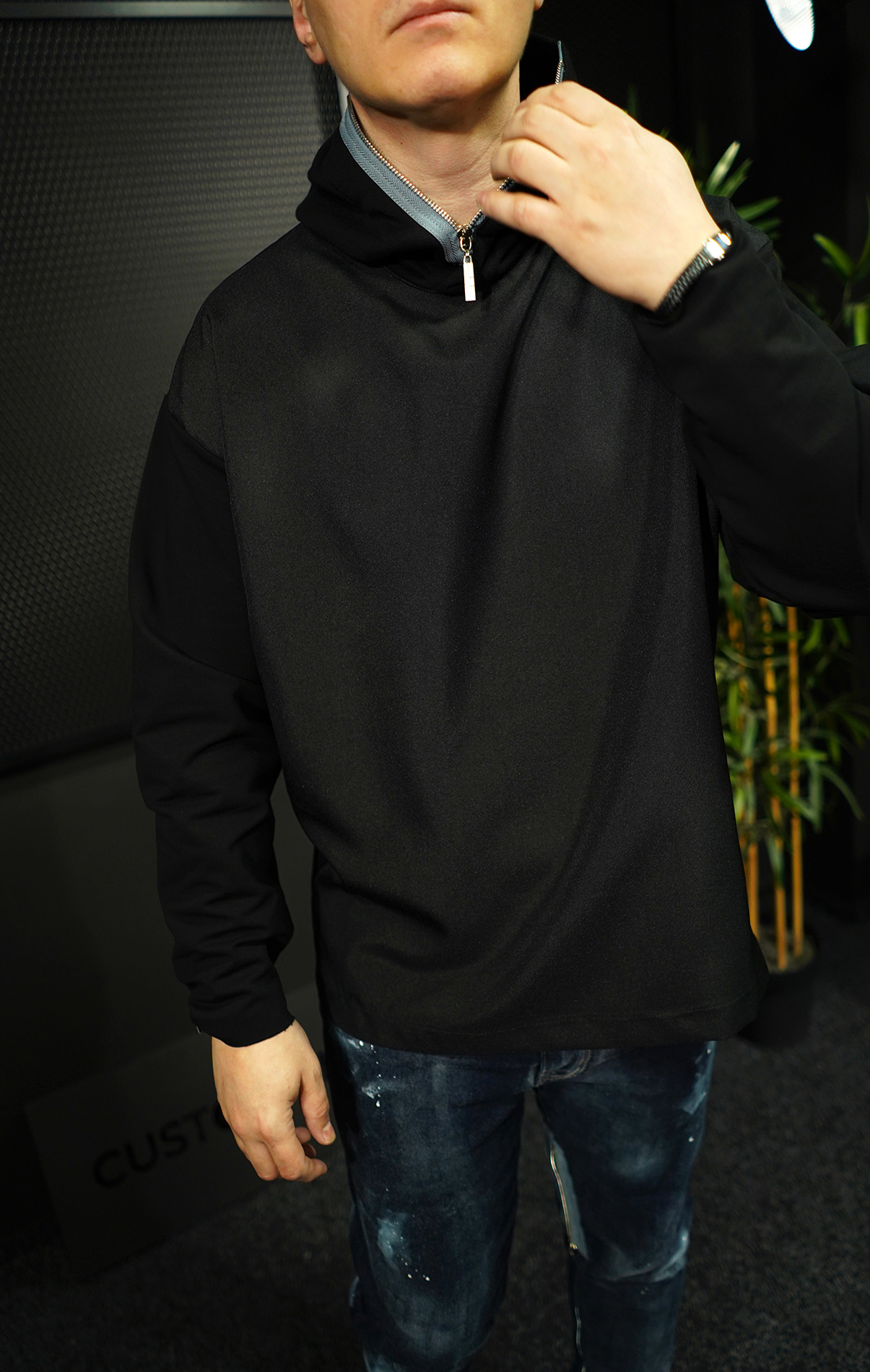 NEO SHARK MOUTH HOODIE bluze si hanorace MBL7022 NEO SHARK MOUTH HOODIE MBL7022