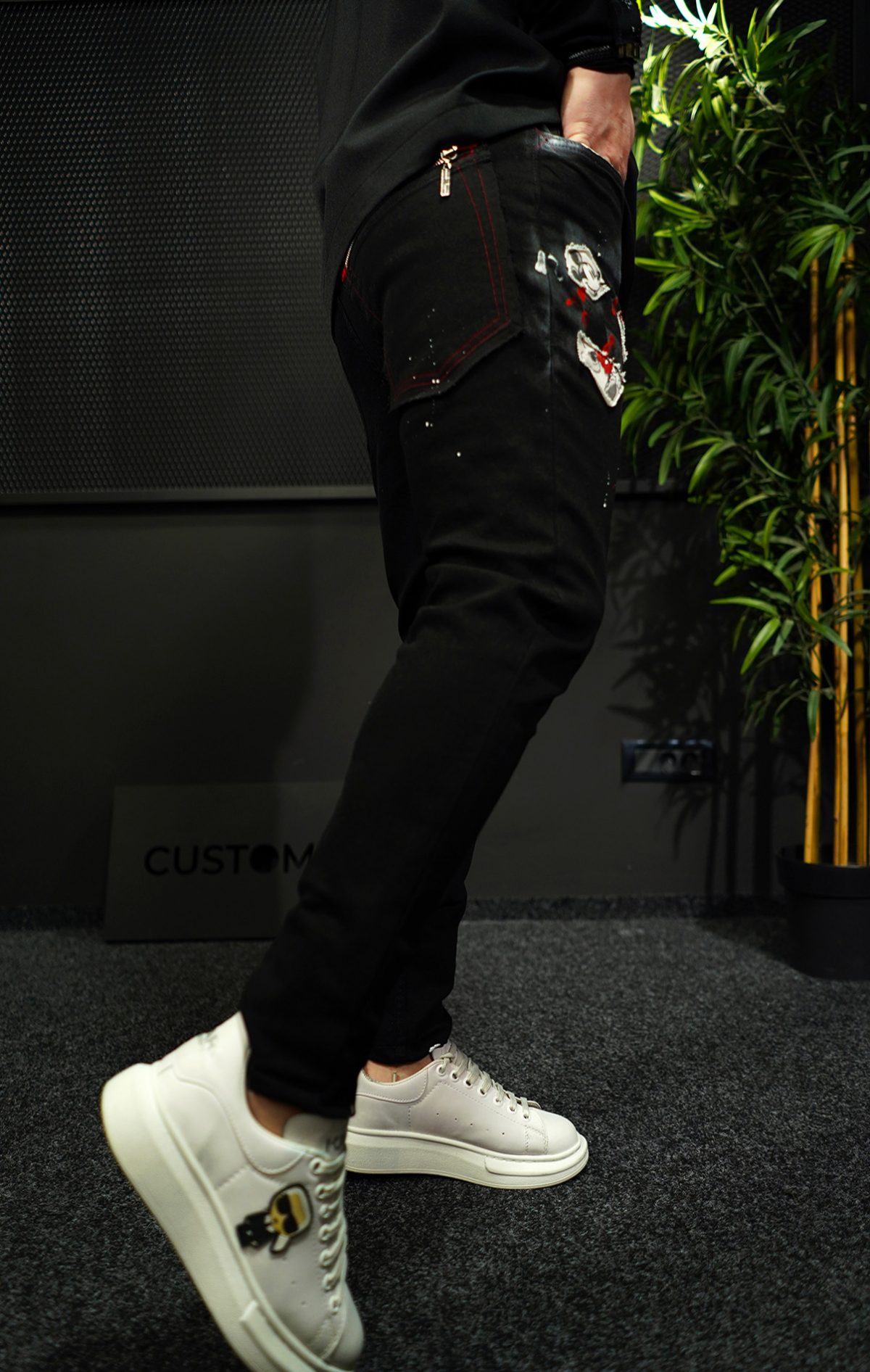 NEO MICKEY BLACK JEANS MJL7023