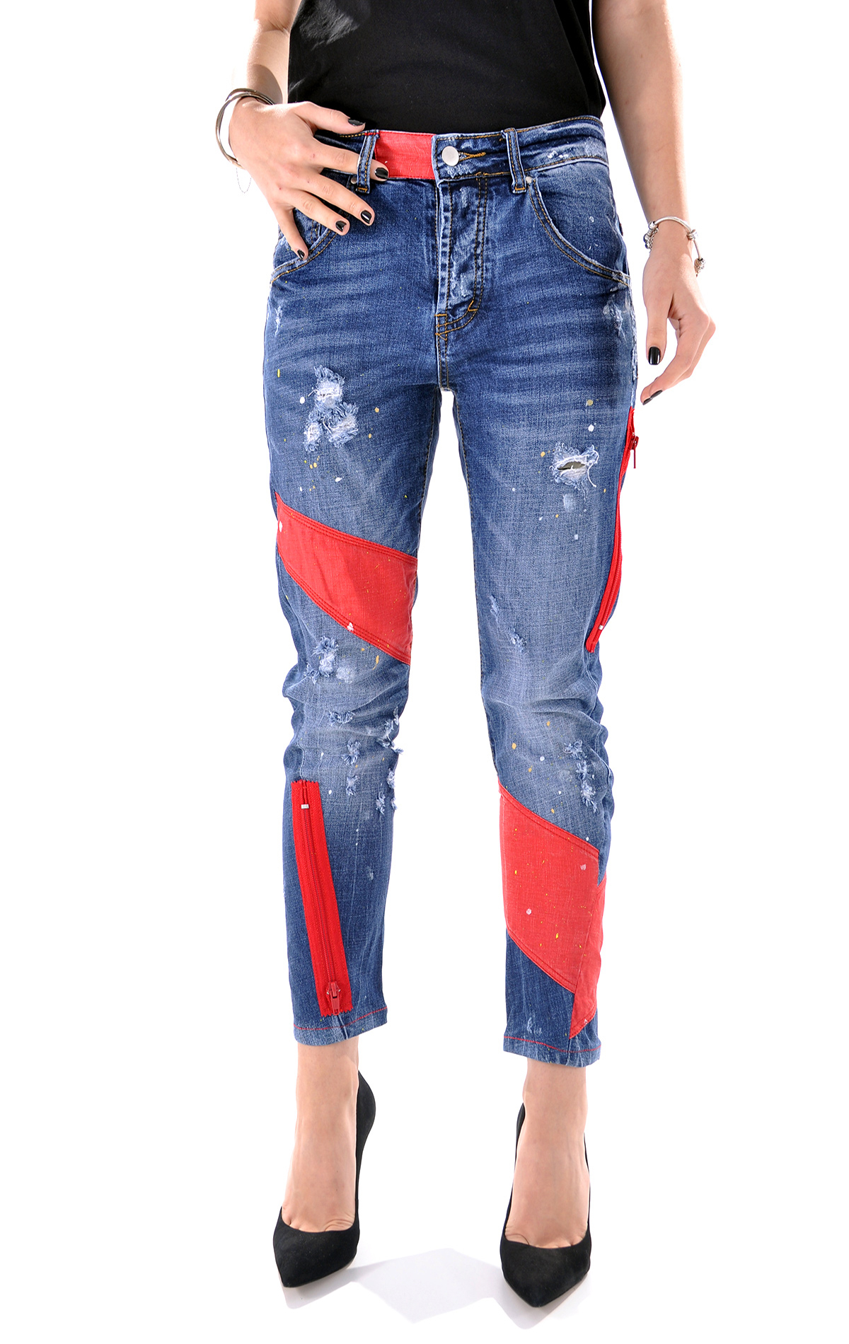 Jeans in Editie Limitata Femei WJL1006 Jeans in Editie Limitata WJL1006