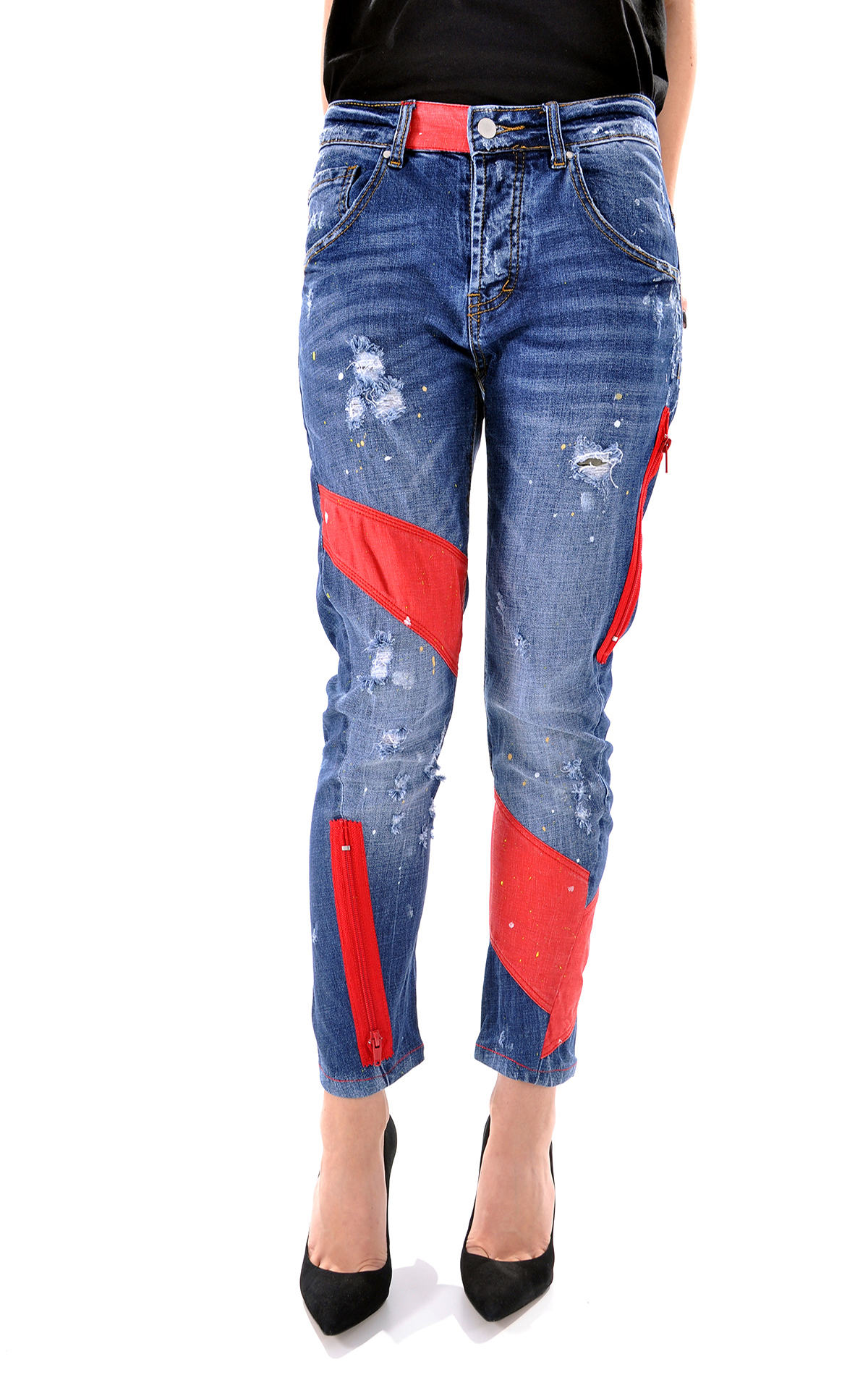 Jeans in Editie Limitata Femei WJL1006 Jeans in Editie Limitata WJL1006