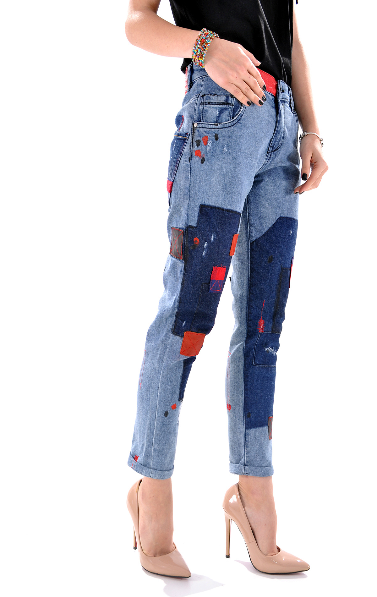 Jeans in Editie Limitata Femei WJL1007 Jeans in Editie Limitata WJL1007