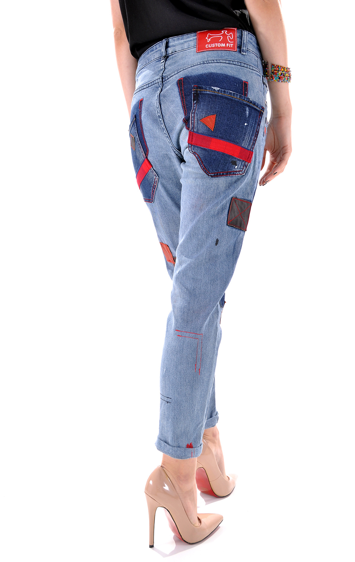 Jeans in Editie Limitata Femei WJL1007 Jeans in Editie Limitata WJL1007