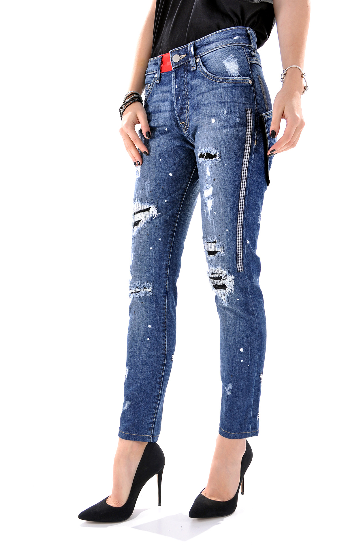 Jeans In Editie Limitata Femei WJL1008 Jeans In Editie Limitata WJL1008