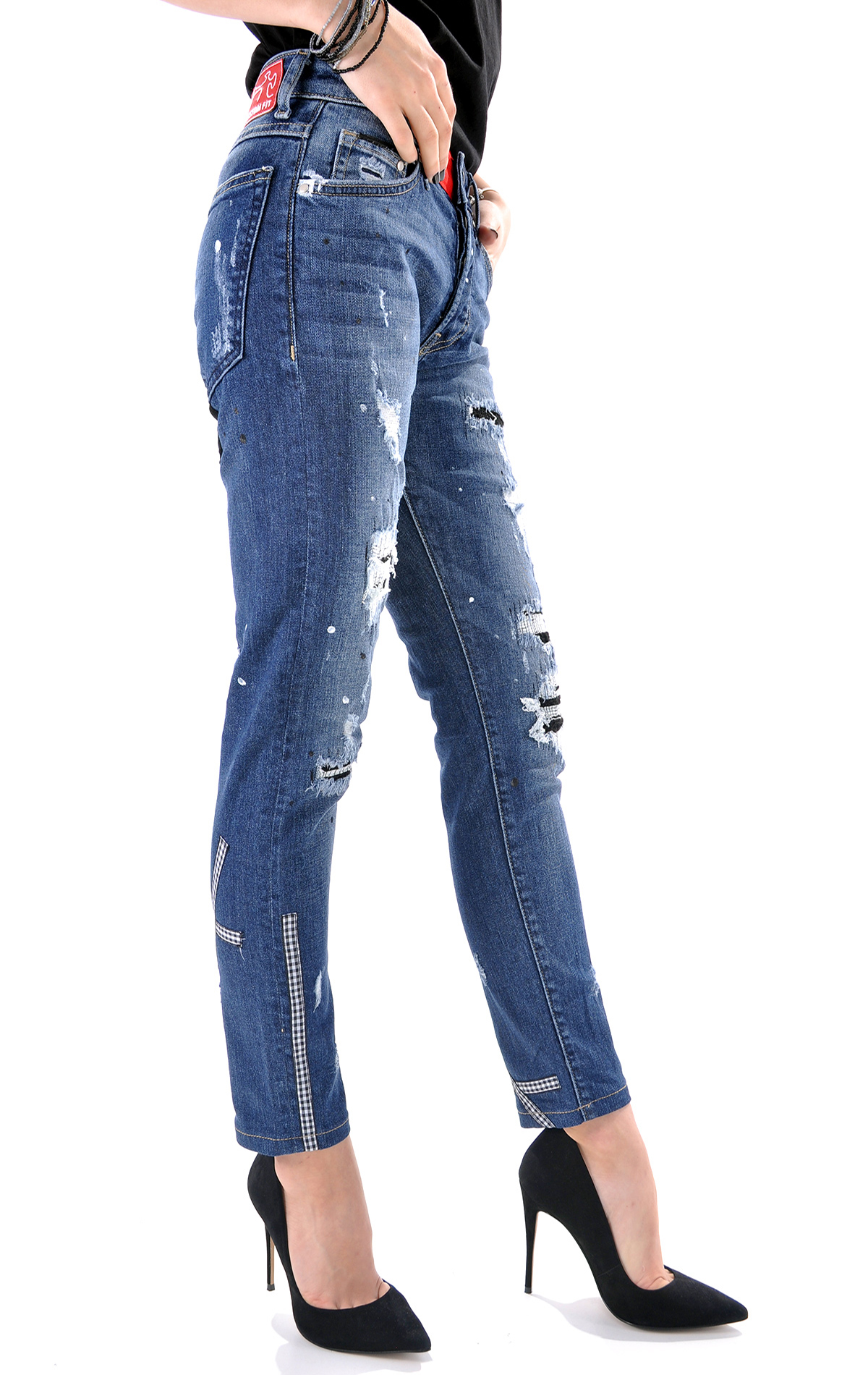 Jeans In Editie Limitata Femei WJL1008 Jeans In Editie Limitata WJL1008