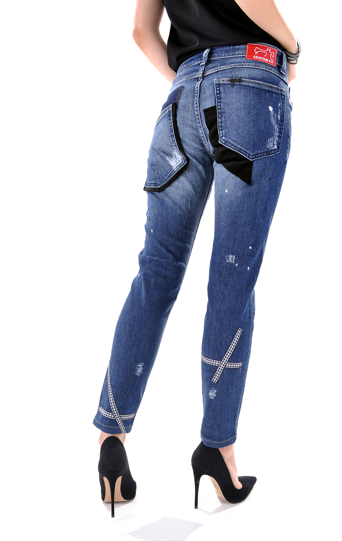 Jeans In Editie Limitata Femei WJL1008 Jeans In Editie Limitata WJL1008