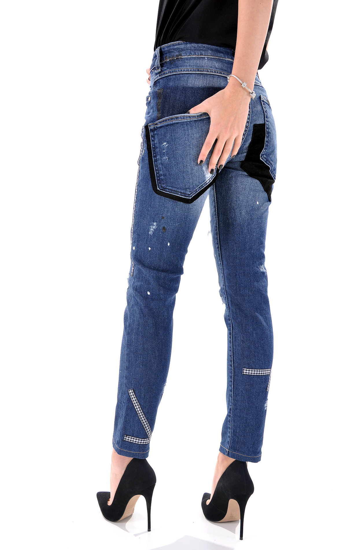 Jeans In Editie Limitata Femei WJL1008 Jeans In Editie Limitata WJL1008