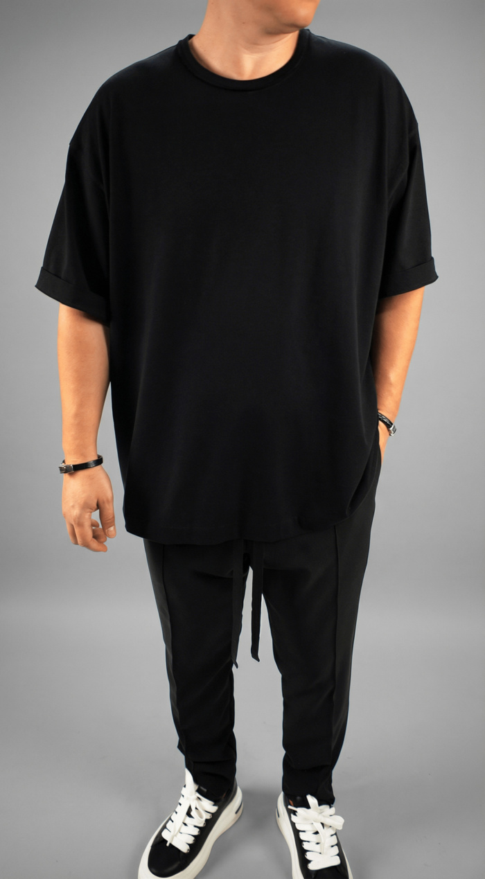 Tricou DEEP BLACK oversized