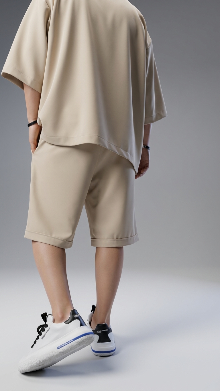 Pantaloni RELAXED VANILLA - croială la comandă CustomFit, imaginea 2