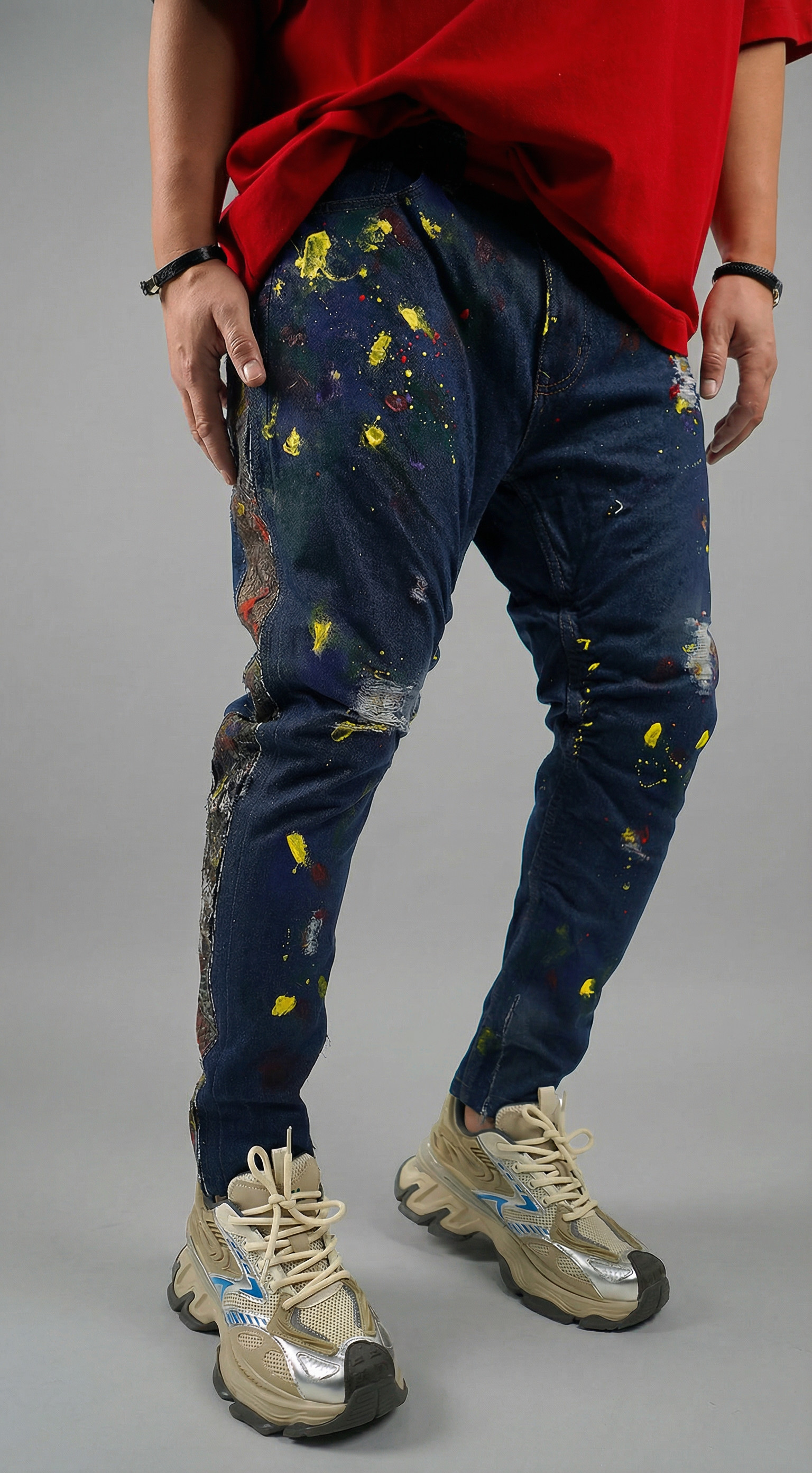 JEANS DISTRESSED HIGHWAY Blugi MJL7136 JEANS DISTRESSED HIGHWAY MJL7136