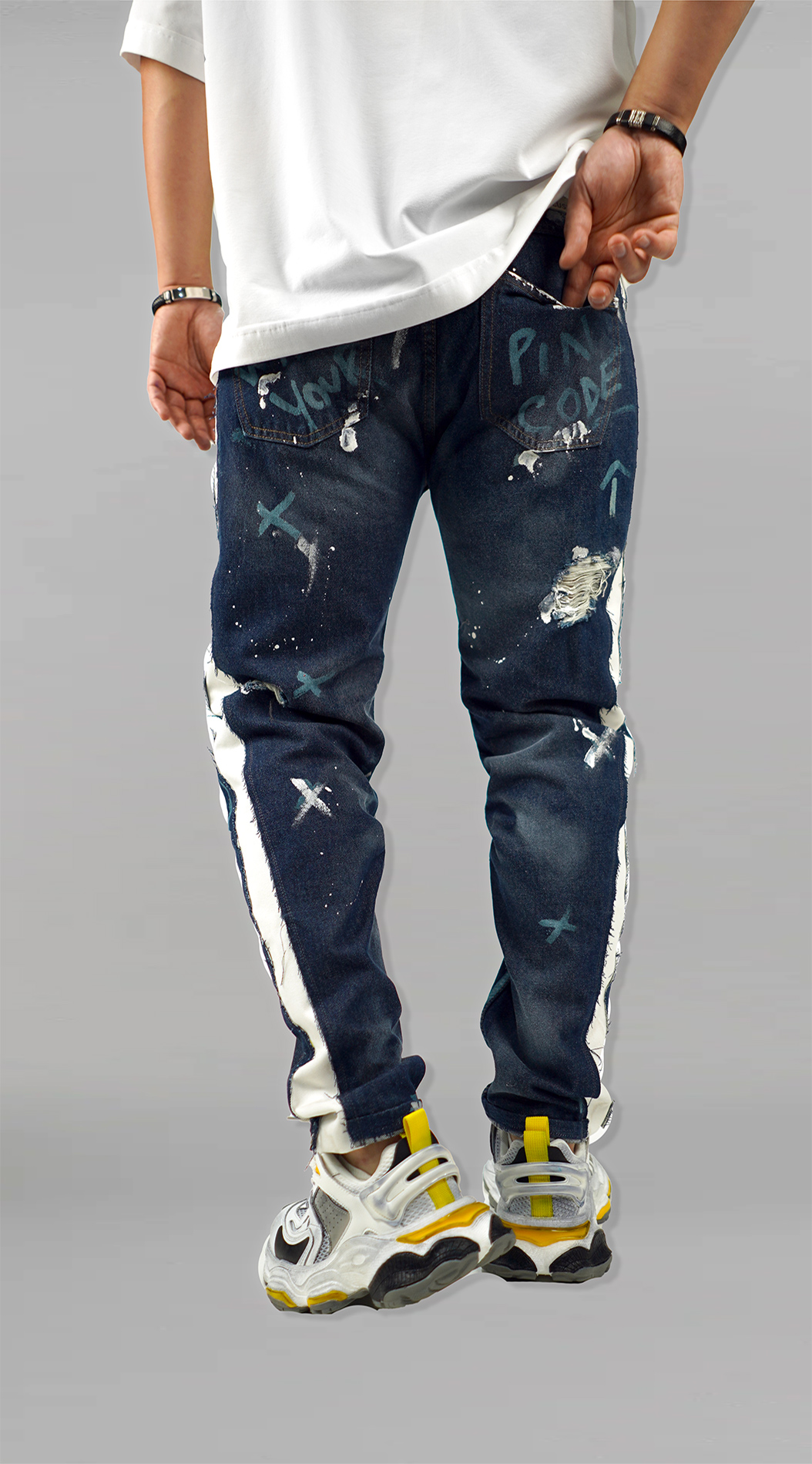 Neo Jeans ROYAL CROWN Blugi MJL7131 Neo Jeans ROYAL CROWN MJL7131