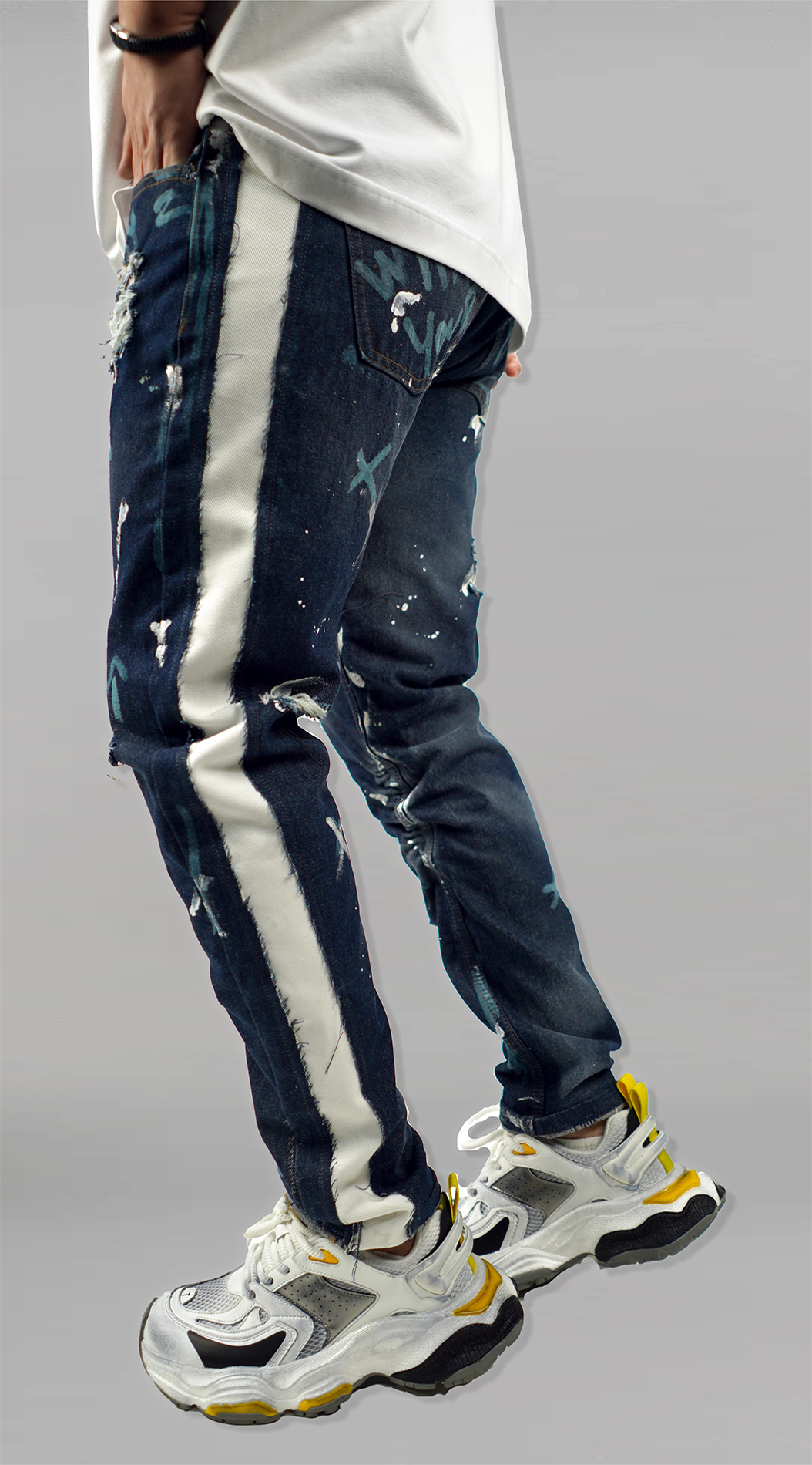 Neo Jeans ROYAL CROWN Blugi MJL7131 Neo Jeans ROYAL CROWN MJL7131