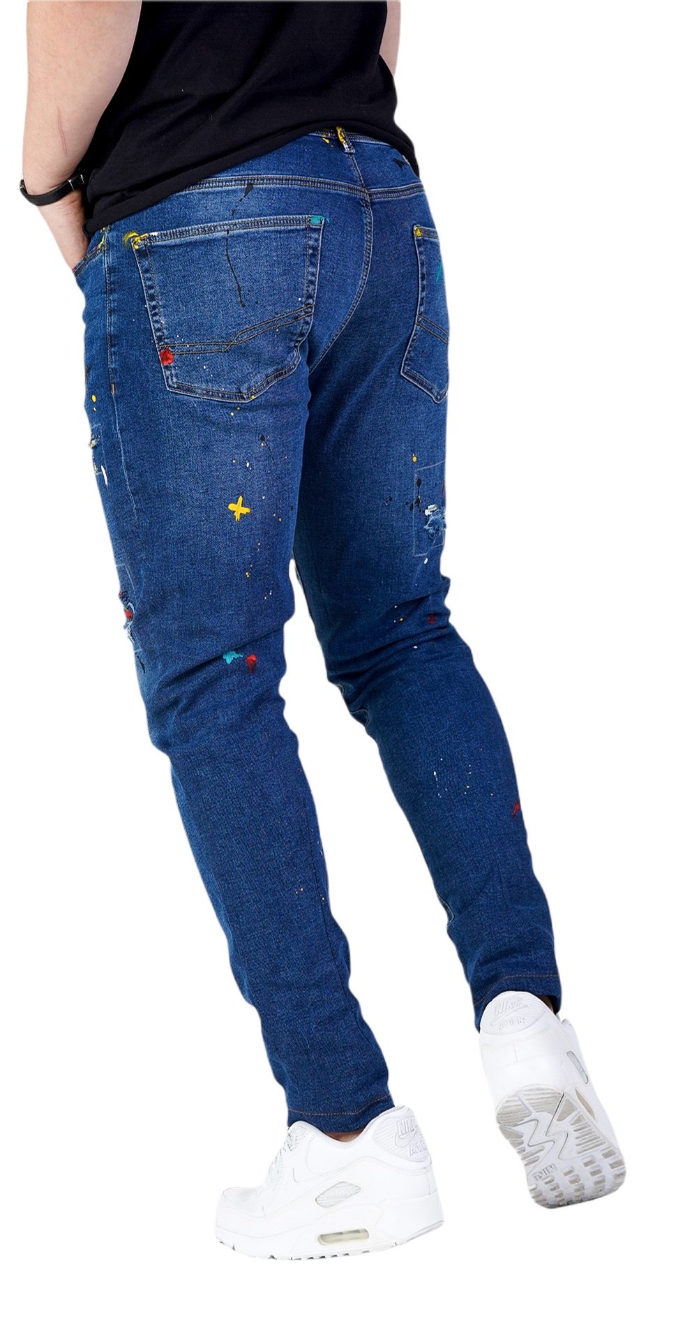 Blugi handmade, editie limitata jeans MJL5612 Blugi handmade, editie limitata MJL5612