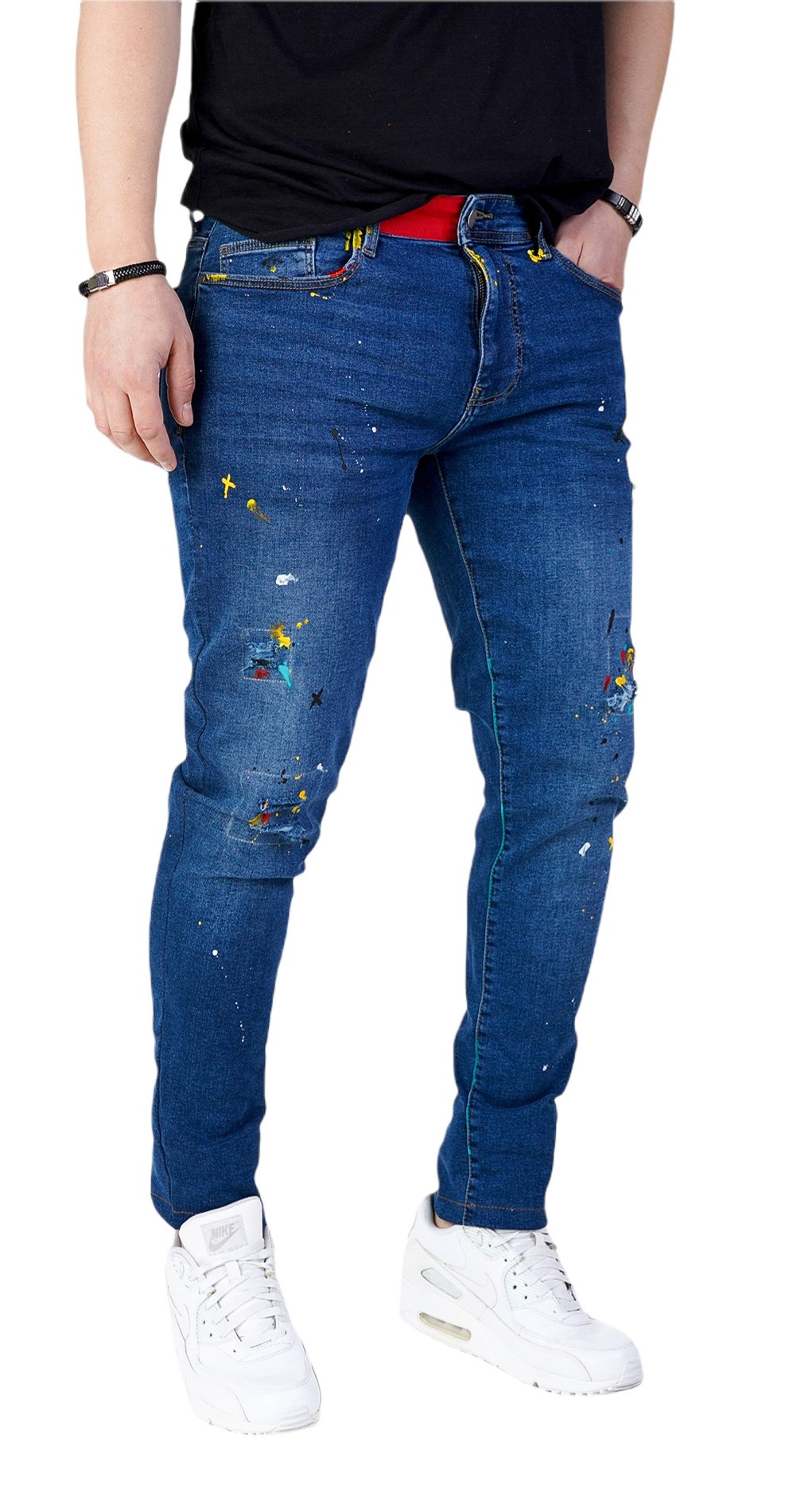 Blugi handmade, editie limitata jeans MJL5612 Blugi handmade, editie limitata MJL5612