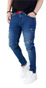 Blugi handmade, editie limitata jeans MJL5612 Blugi handmade, editie limitata MJL5612