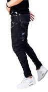 Blugi in editie limitata, pictati manual jeans MJL5615 Blugi in editie limitata, pictati manual MJL5615
