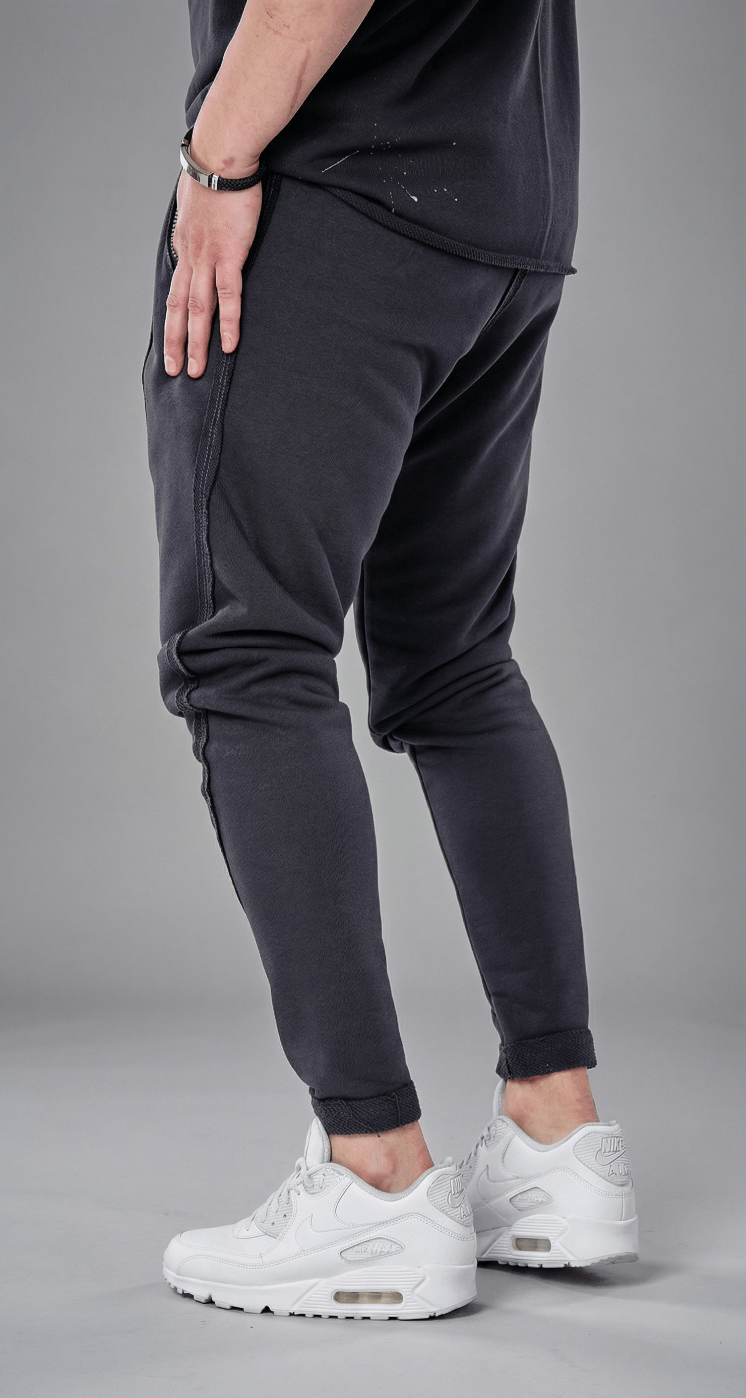Pantaloni cu semi tur - mineral gray edition 7-Ani MPL5415 Pantaloni cu semi tur - mineral gray edition MPL5415