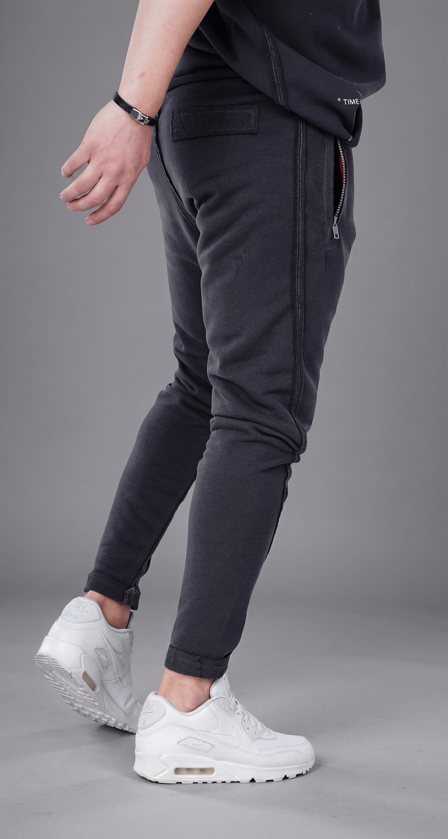 Pantaloni cu semi tur - mineral gray edition 7-Ani MPL5415 Pantaloni cu semi tur - mineral gray edition MPL5415