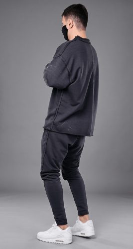 Pantaloni cu semi tur - mineral gray edition MPL5415