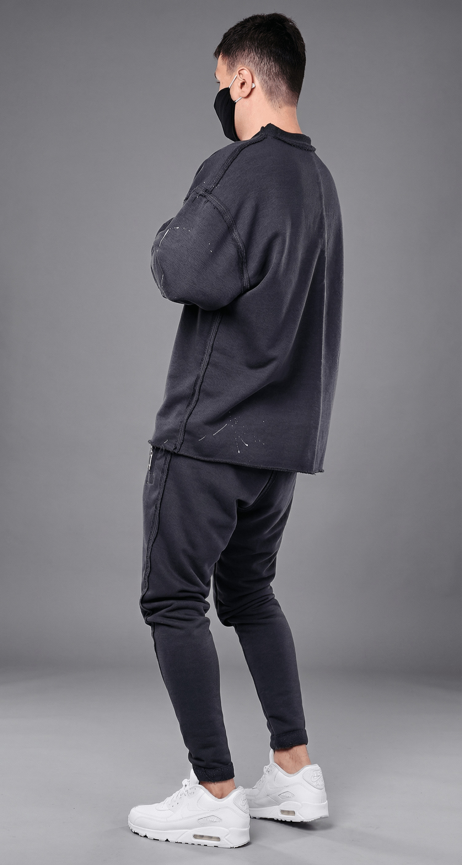 Pantaloni cu semi tur - mineral gray edition 7-Ani MPL5415 Pantaloni cu semi tur - mineral gray edition MPL5415