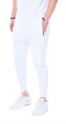 Pantaloni crossed over cut - White edition MPL5420