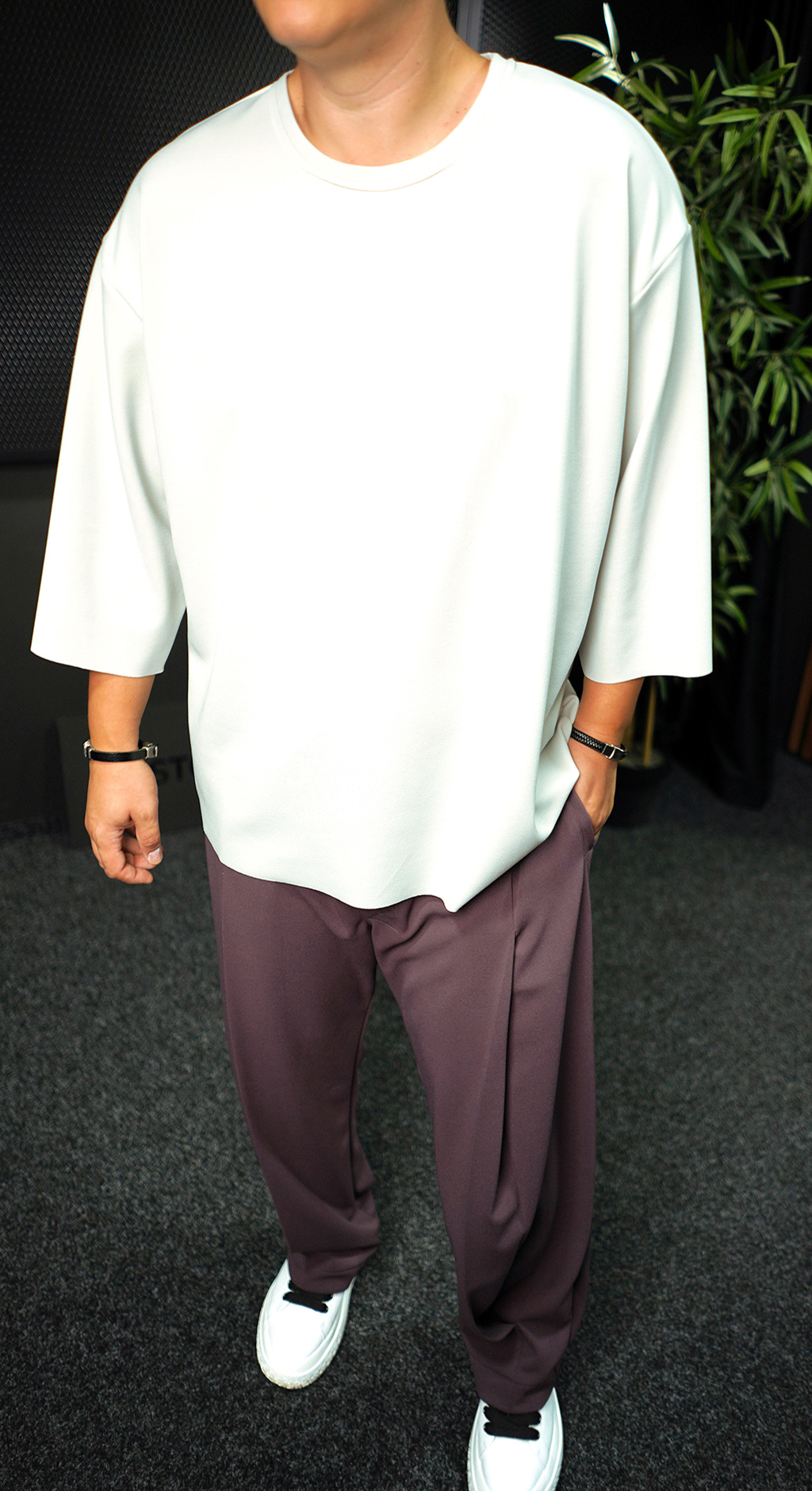 CAMISETA SILVER SIMPLA, OVERSIZED NOT-FOR-EVERYONE MBL7092 CAMISETA SILVER SIMPLA, OVERSIZED MBL7092