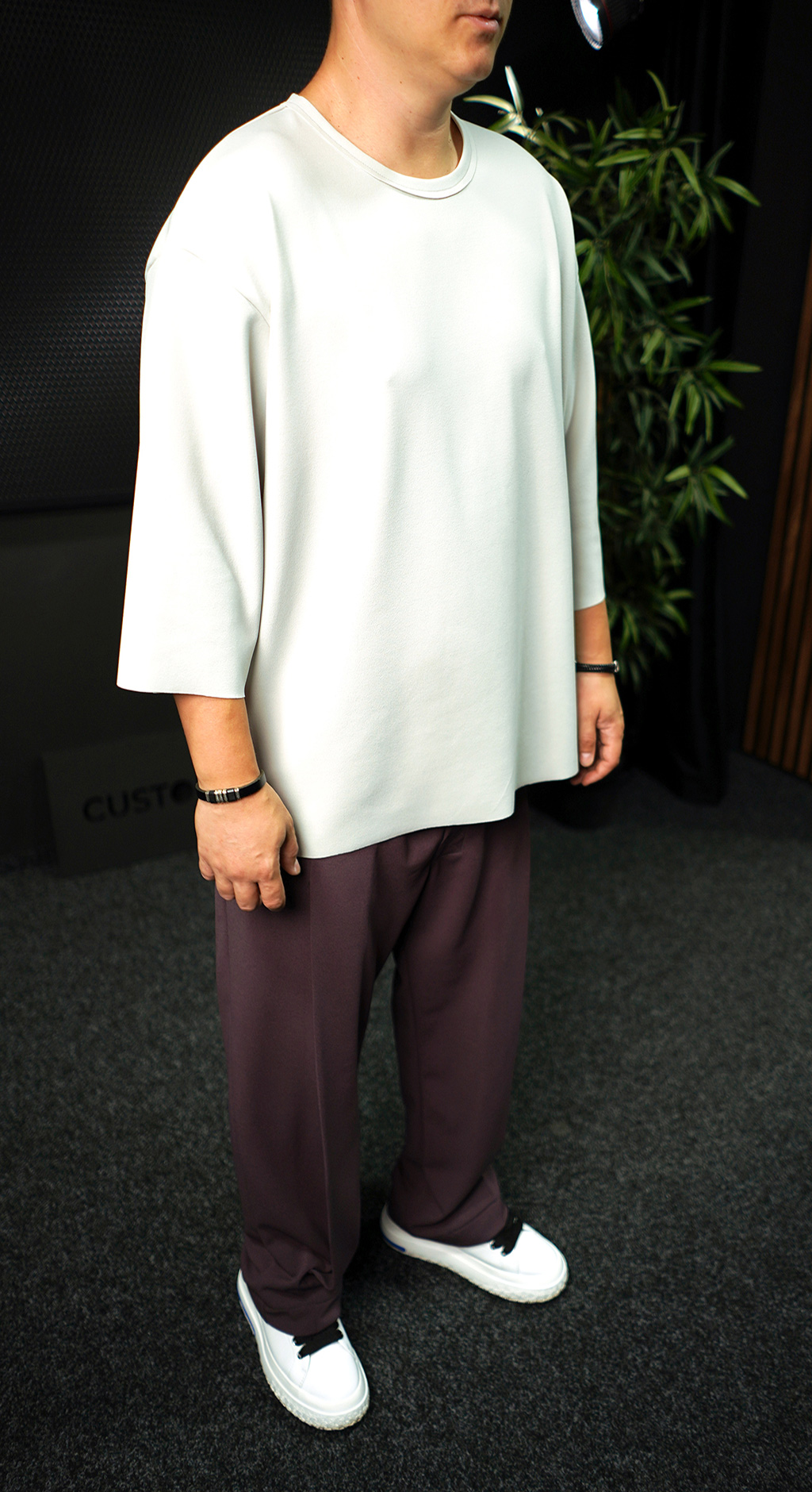 CAMISETA SILVER SIMPLA, OVERSIZED NOT-FOR-EVERYONE MBL7092 CAMISETA SILVER SIMPLA, OVERSIZED MBL7092