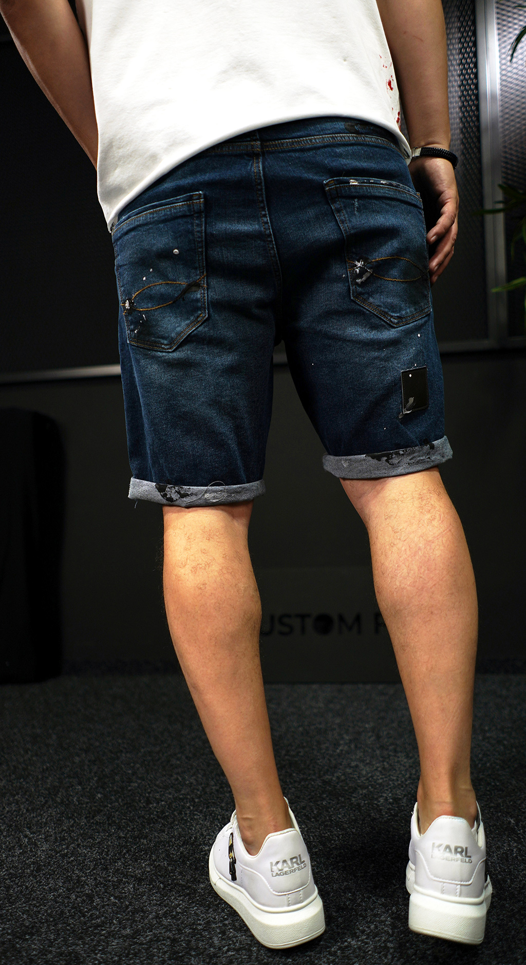 NEO BLUE SHORT JEANS jeans scurti MSL7060 NEO BLUE SHORT JEANS MSL7060