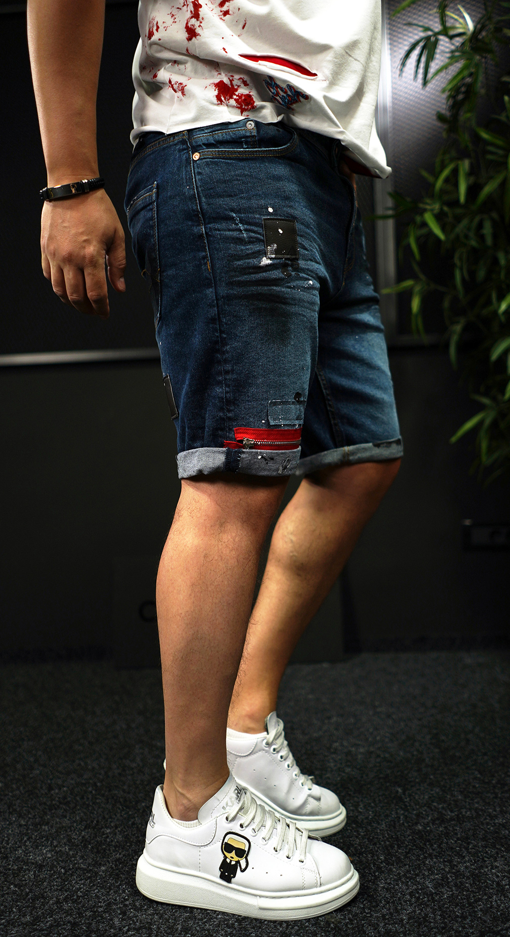 NEO BLUE SHORT JEANS jeans scurti MSL7060 NEO BLUE SHORT JEANS MSL7060