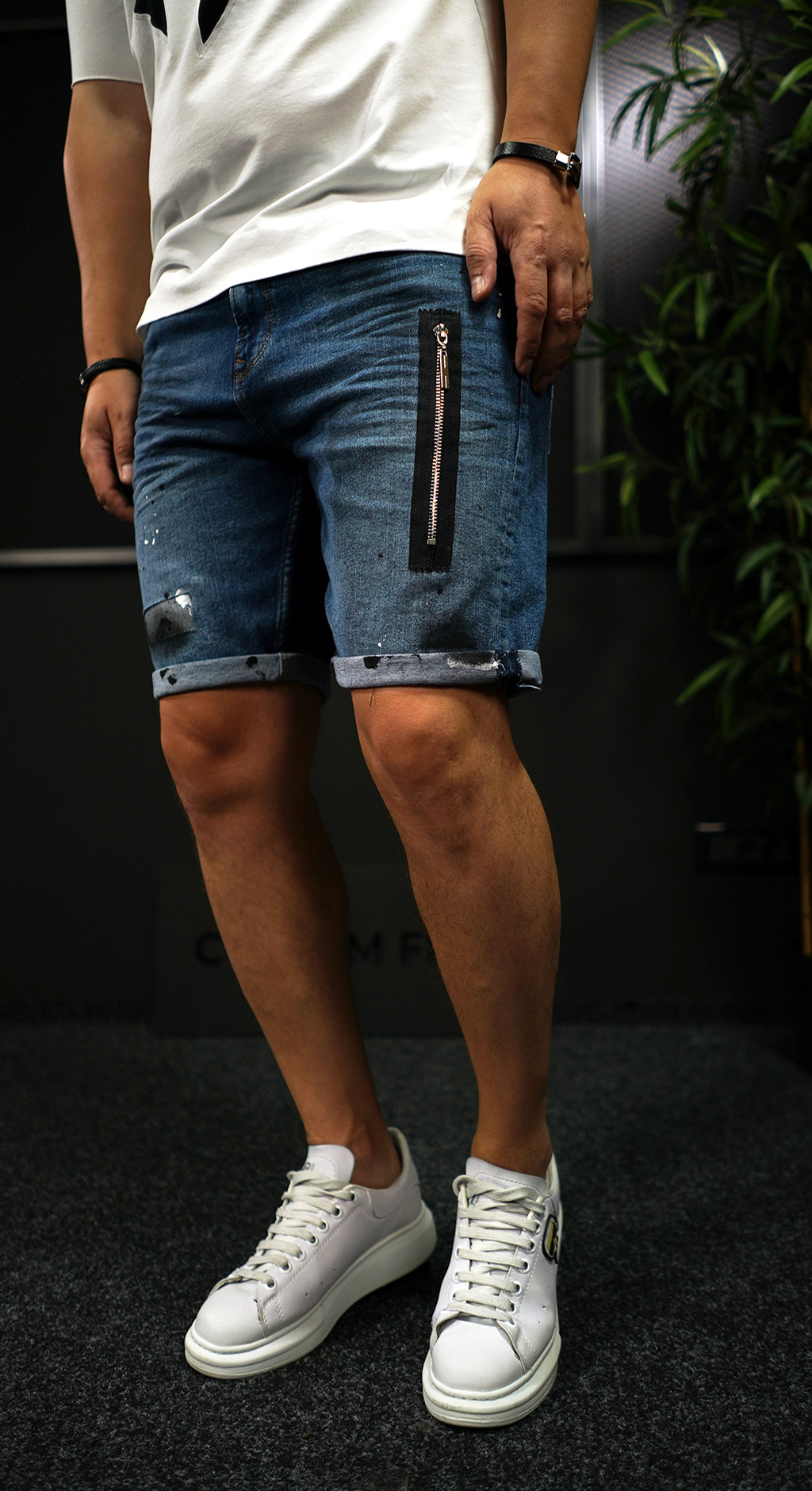 Neo Faded Blue short jeans Scurti MSL7062 Neo Faded Blue short jeans MSL7062