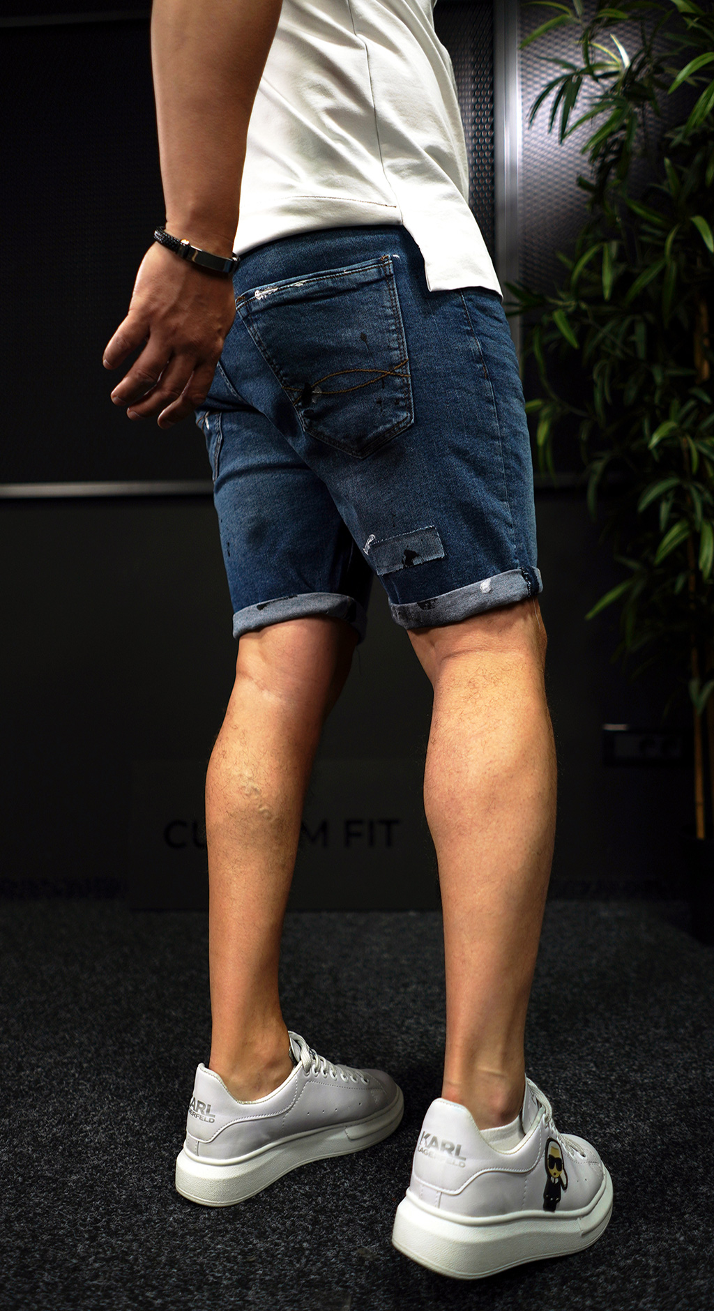 Neo Faded Blue short jeans Scurti MSL7062 Neo Faded Blue short jeans MSL7062