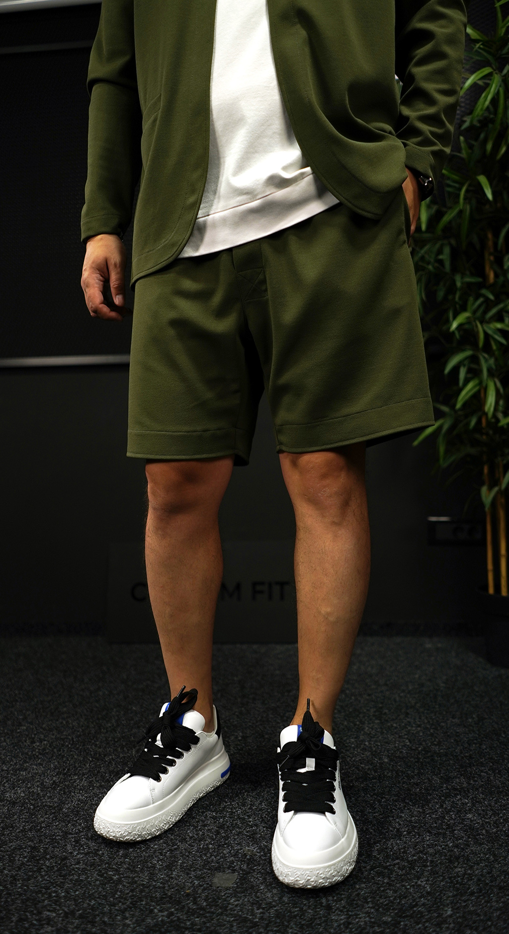 PANTALONI ELEGANTI - DAIMOND GREEN PANTALONI SCURTI ELEGANTI MSL7071 PANTALONI ELEGANTI - DAIMOND GREEN MSL7071