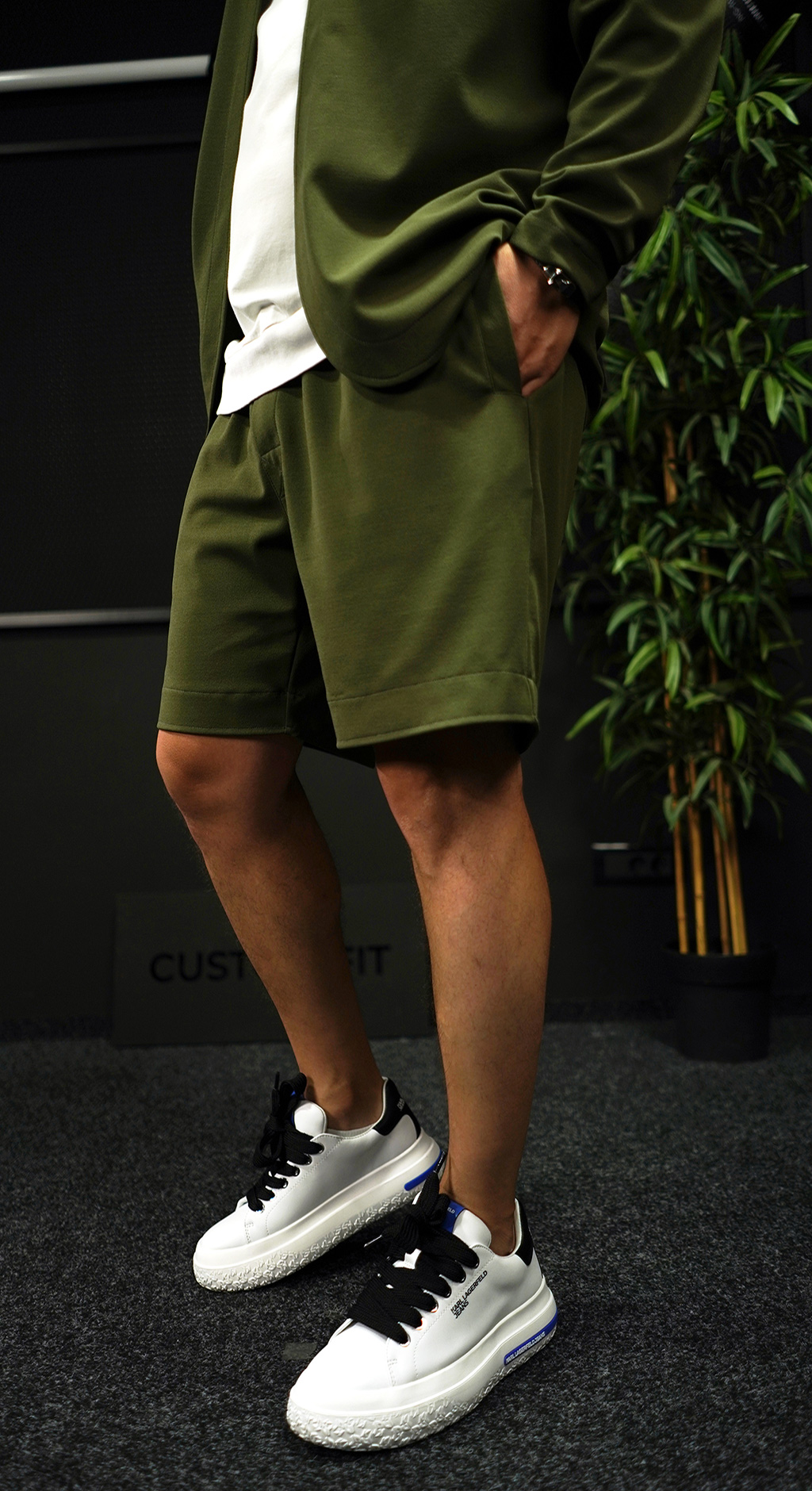 PANTALONI ELEGANTI - DAIMOND GREEN PANTALONI SCURTI ELEGANTI MSL7071 PANTALONI ELEGANTI - DAIMOND GREEN MSL7071