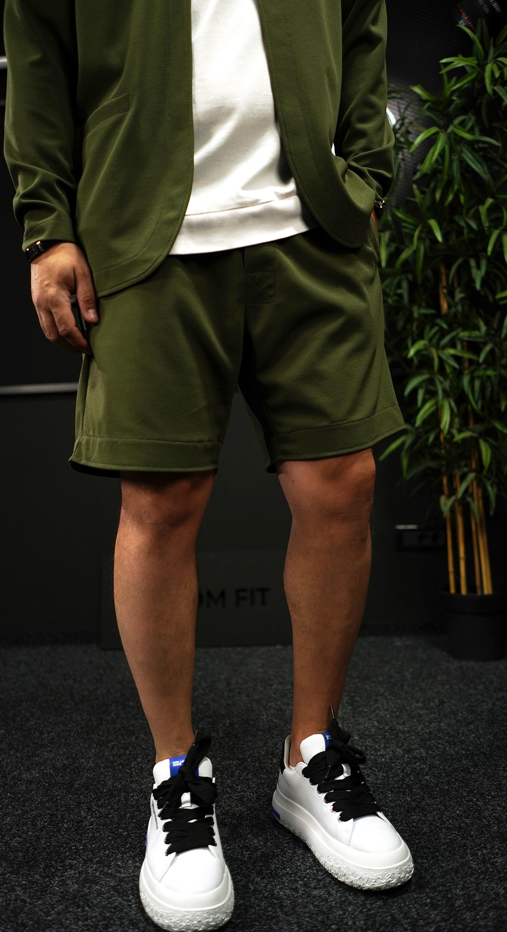 PANTALONI ELEGANTI - DAIMOND GREEN PANTALONI SCURTI ELEGANTI MSL7071 PANTALONI ELEGANTI - DAIMOND GREEN MSL7071