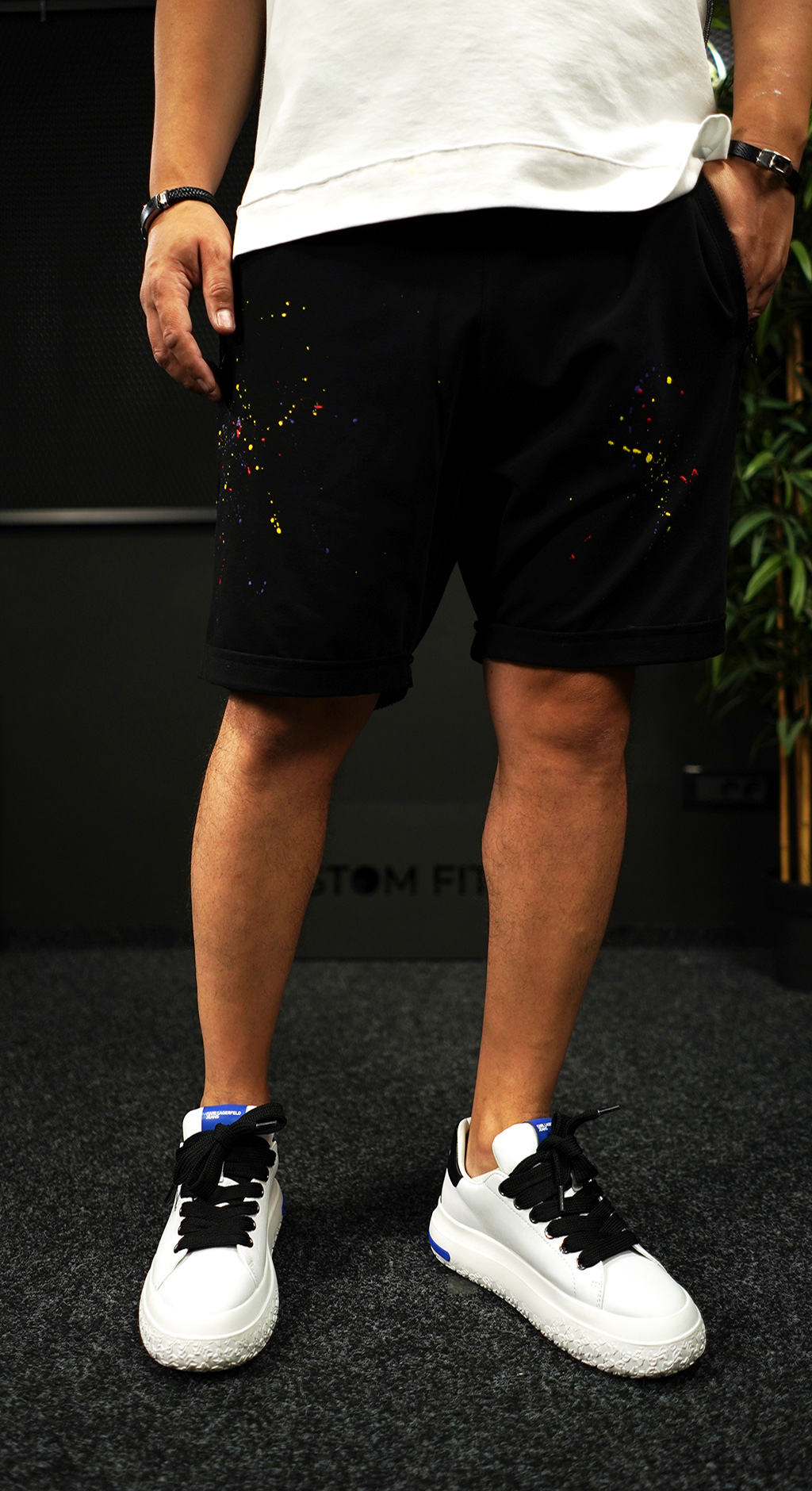 PANTALONI SCURTI CU STROPI Scurti MSL7085 PANTALONI SCURTI CU STROPI MSL7085