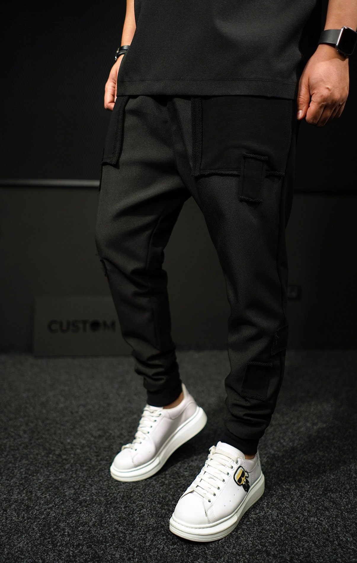 NEO Black Kube Pants Noua Colectie MPL7001 NEO Black Kube Pants MPL7001