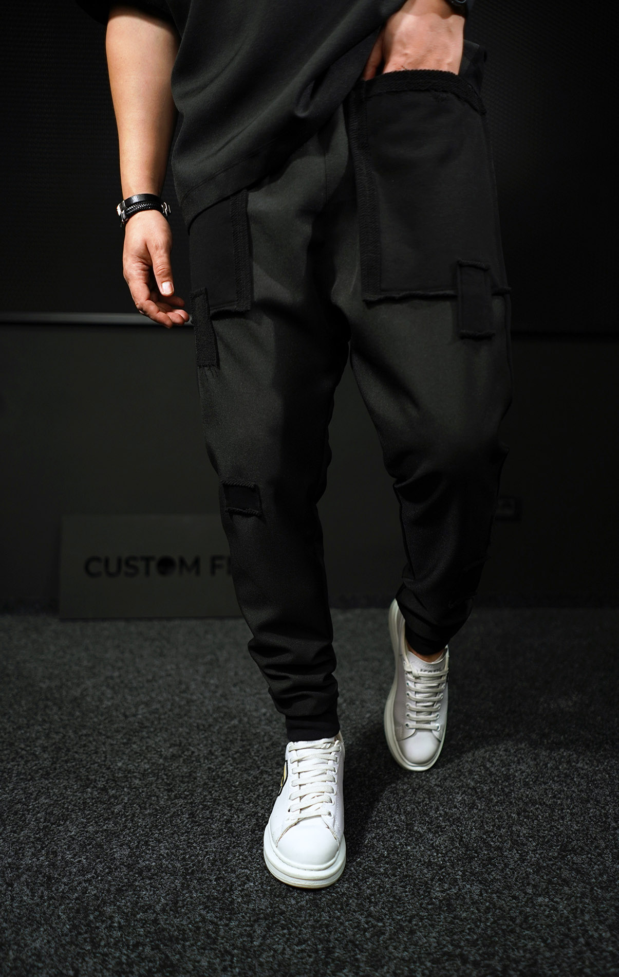 NEO Black Kube Pants Noua Colectie MPL7001 NEO Black Kube Pants MPL7001