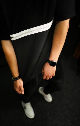NEO Zipper Oversized Tshirt MTL7004