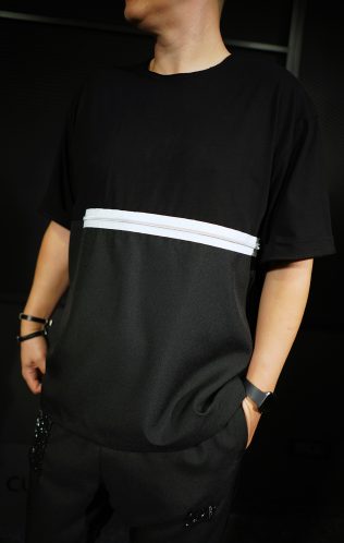 NEO Zipper Oversized Tshirt MTL7004