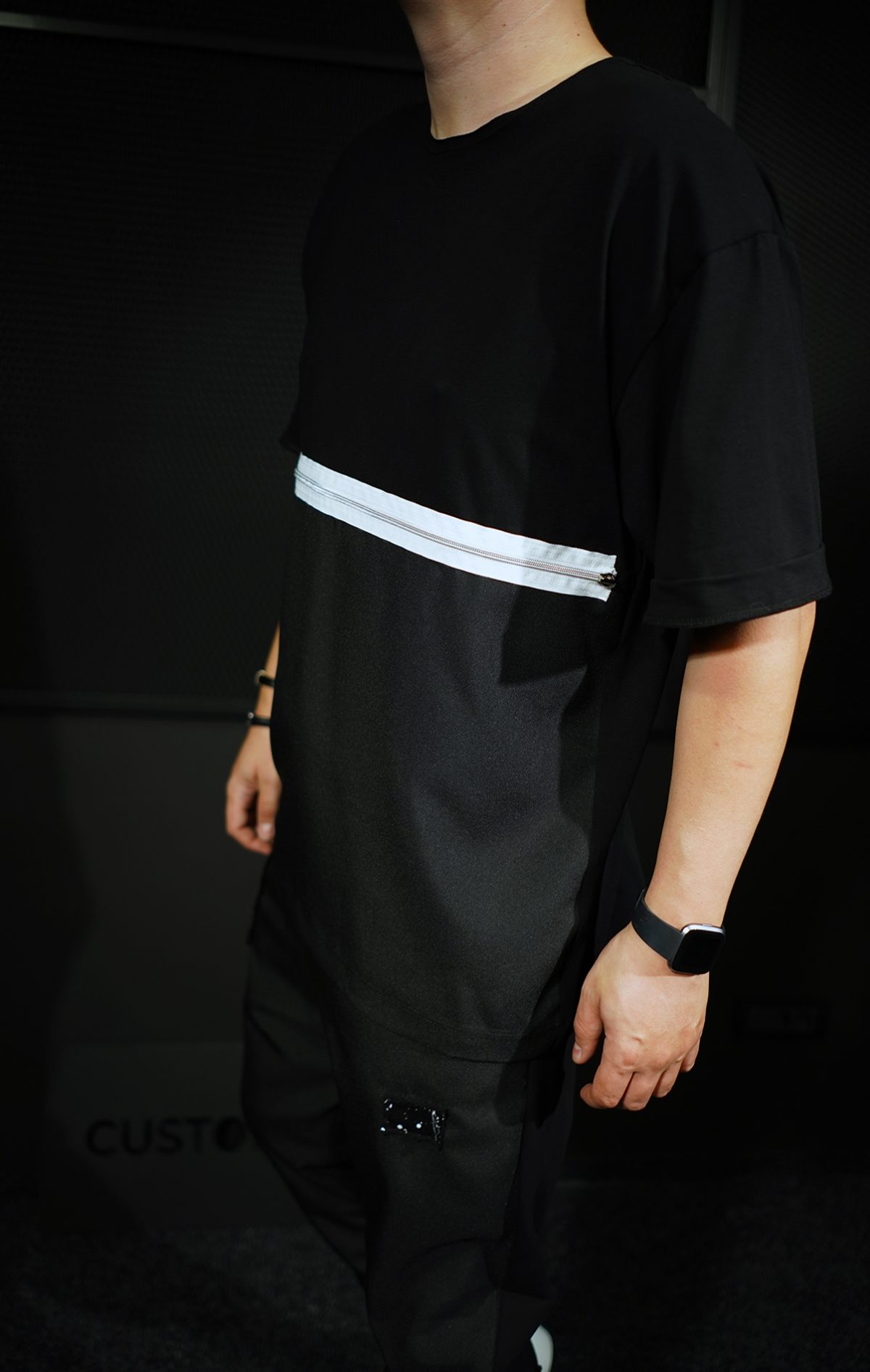 NEO Zipper Oversized Tshirt MTL7004