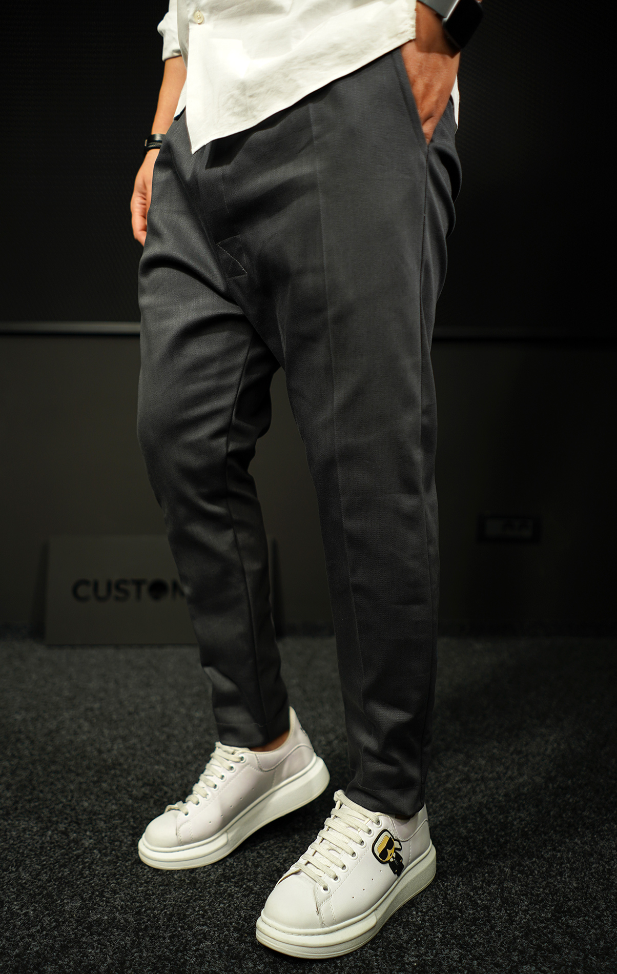 NEO Gray GENT`S PANTS (STOFA PREMIUM) Gentlemen's edition MPL7007 NEO Gray GENT`S PANTS (STOFA PREMIUM) MPL7007