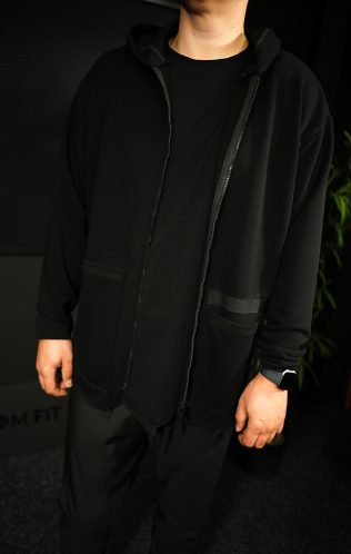 NEO Black KUBE Hoodie MHL7010