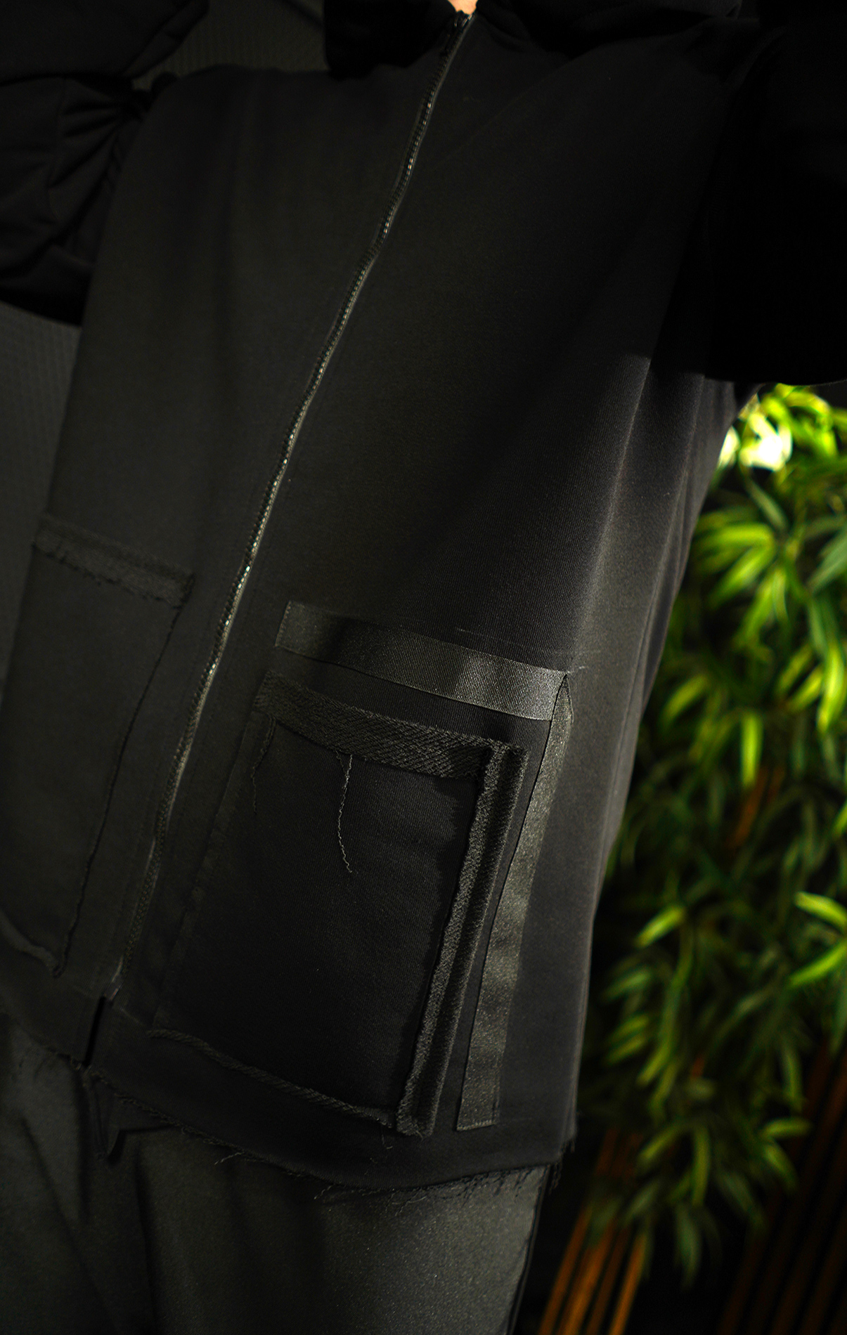 NEO Black KUBE Hoodie Hanorace MHL7010 NEO Black KUBE Hoodie MHL7010