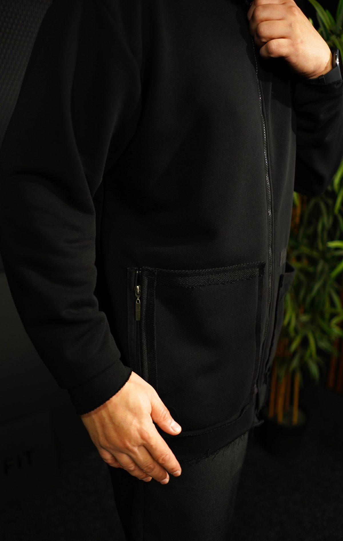 NEO Black KUBE Hoodie MHL7010