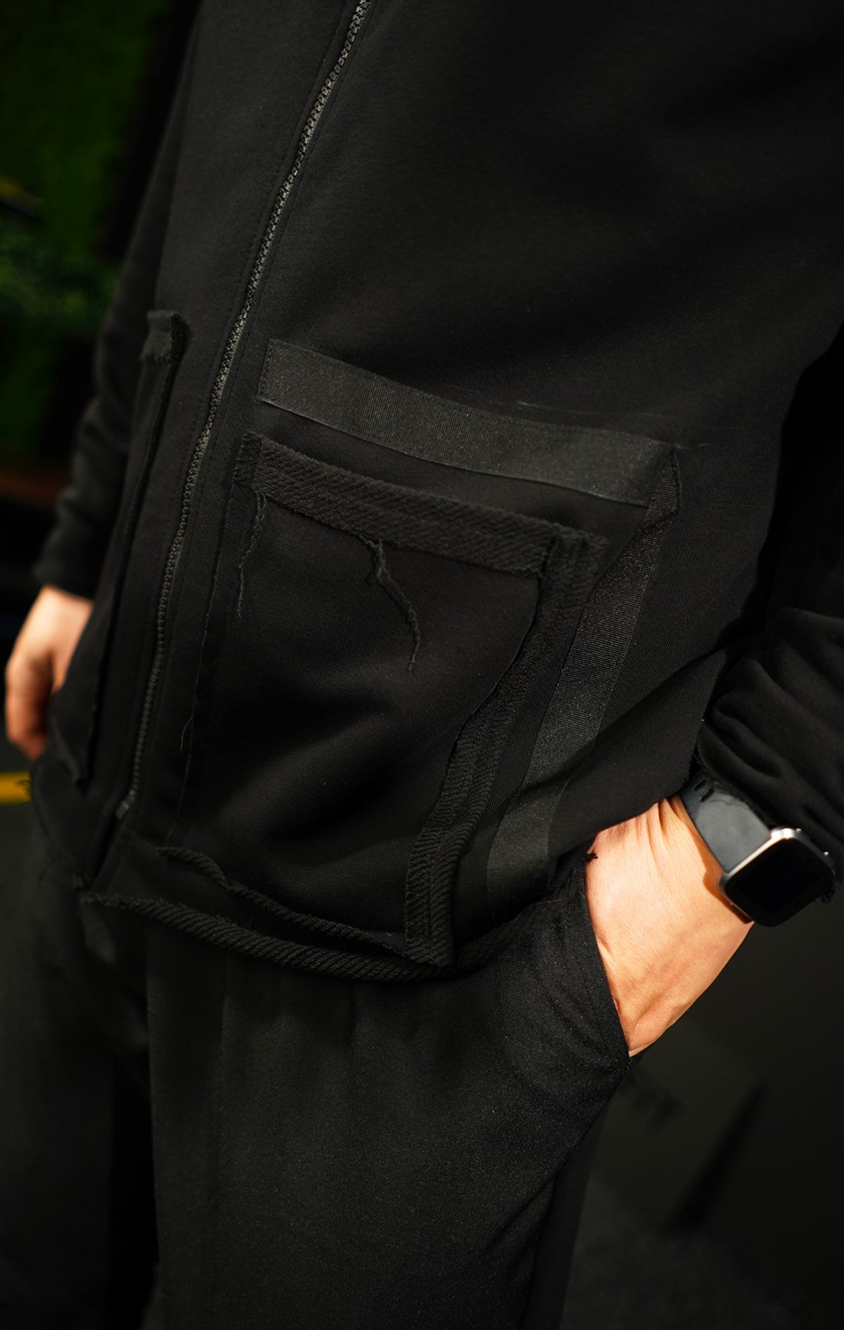 NEO Black KUBE Hoodie MHL7010