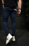 NEO Dark-blue zipper jeans MJL7012
