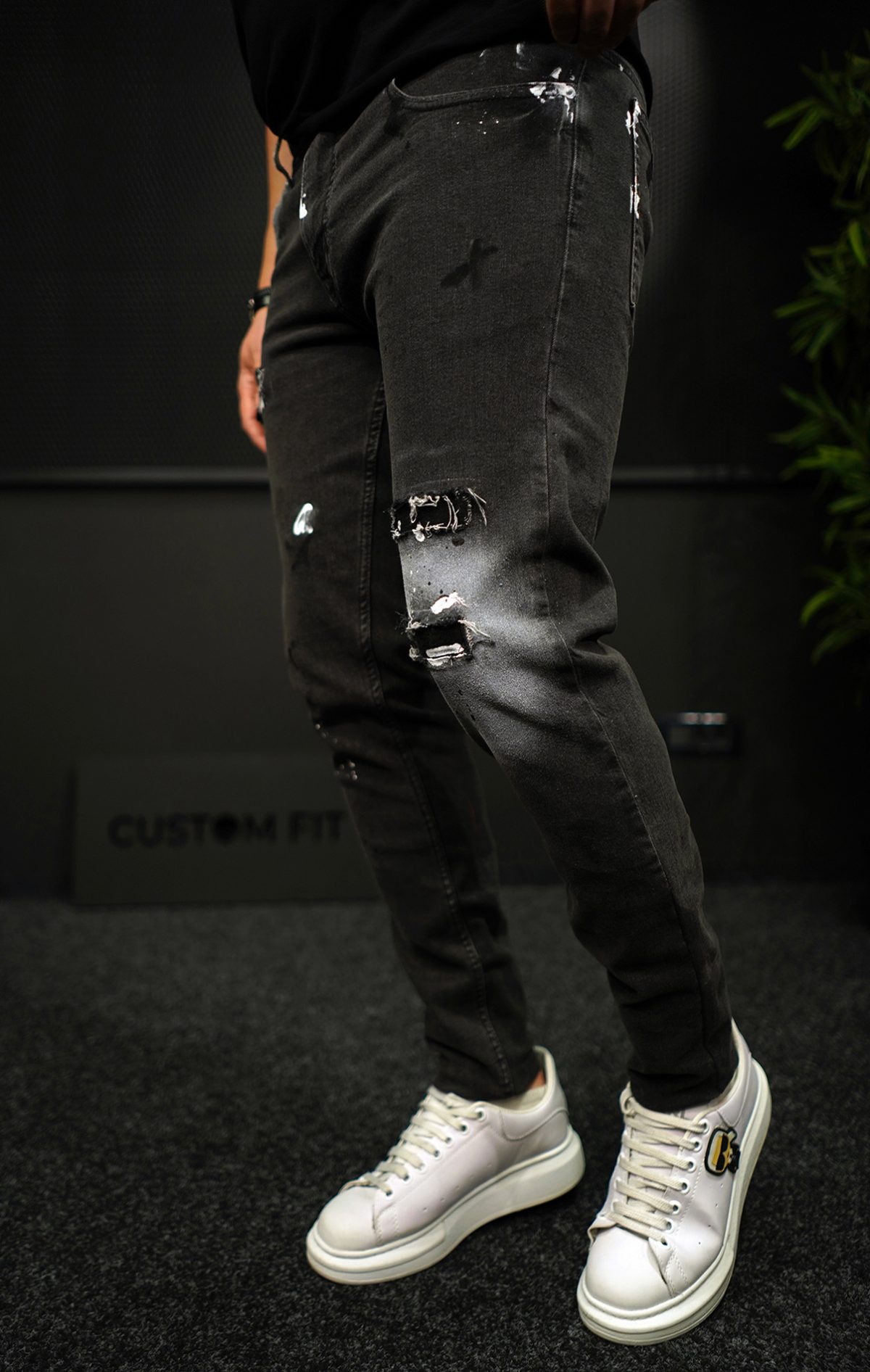 NEO Bajoran-gray jeans MJL7013